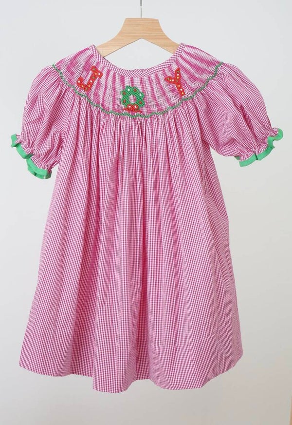 Smocked JOY Dress 4T
