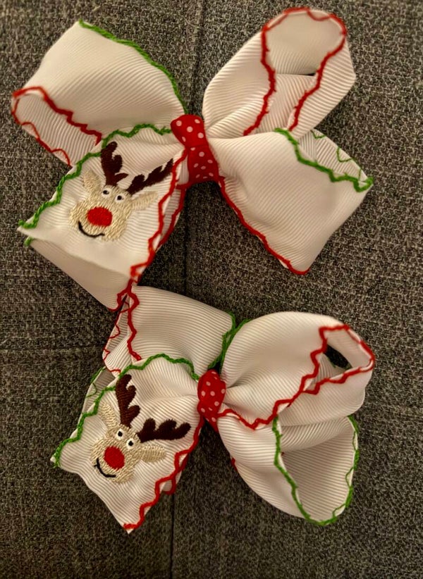 2PC Reindeer Bow Set
