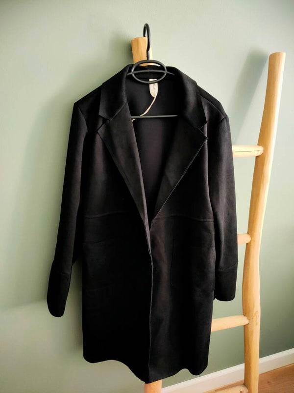 Blazer/jas zwart lang Nobo
