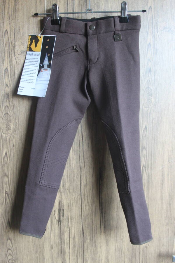 Nedhorse Kinder Paardrijbroek Bruin – Maat 116