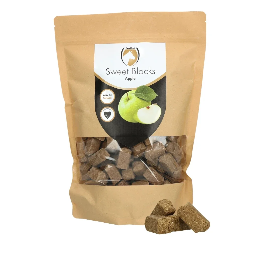 Excellent Horse Sweet Blocks Apple – 1 kg (Gezonde Beloning)