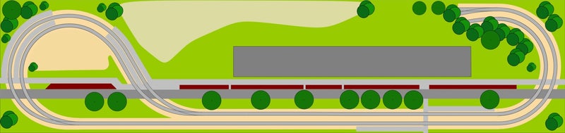 Ontwerp modeltrambaan in AnyRail