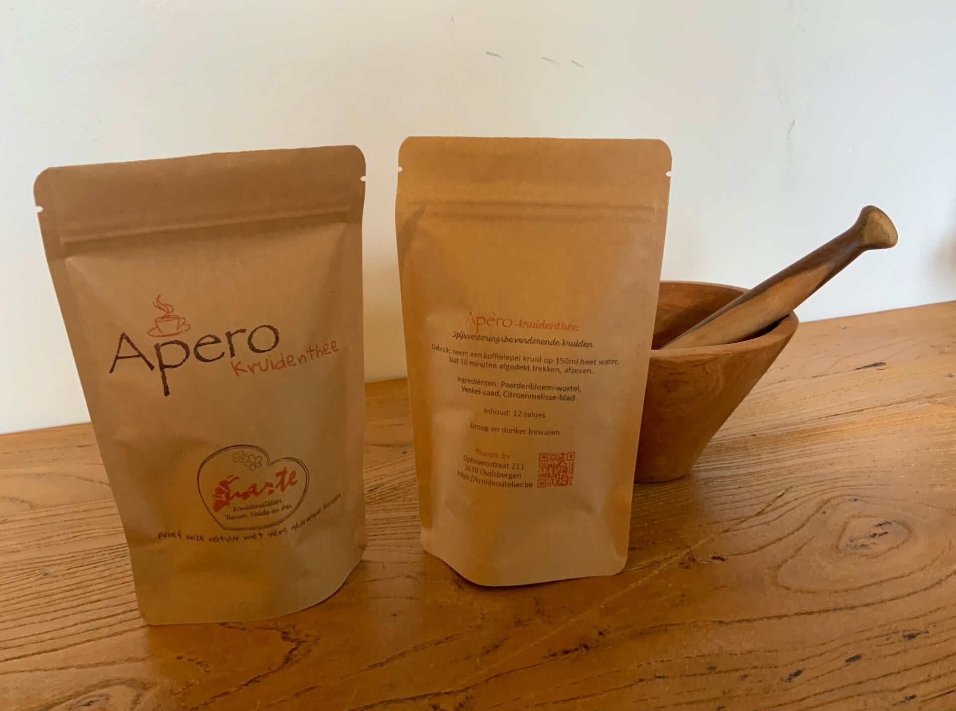 Apero - spijsverteringsbevorderende kruiden - 12 zakjes