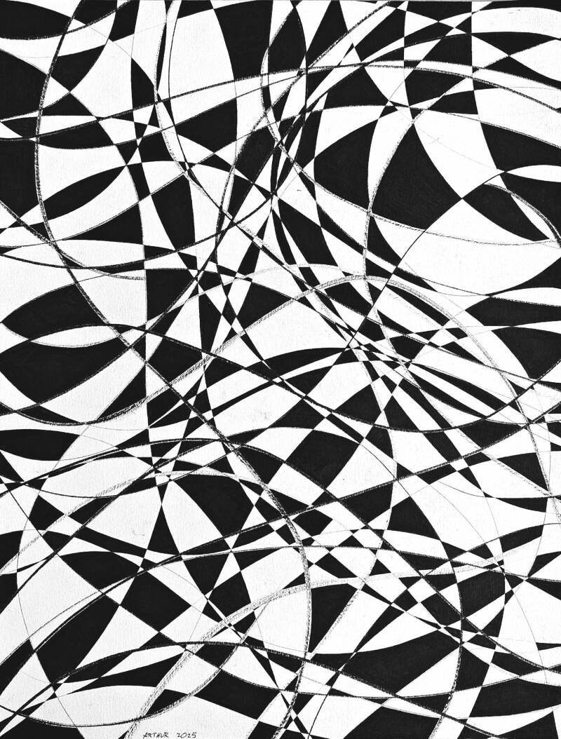 Another route pentekening 2025 36,5x28cm. Lana Dessin 220 papier