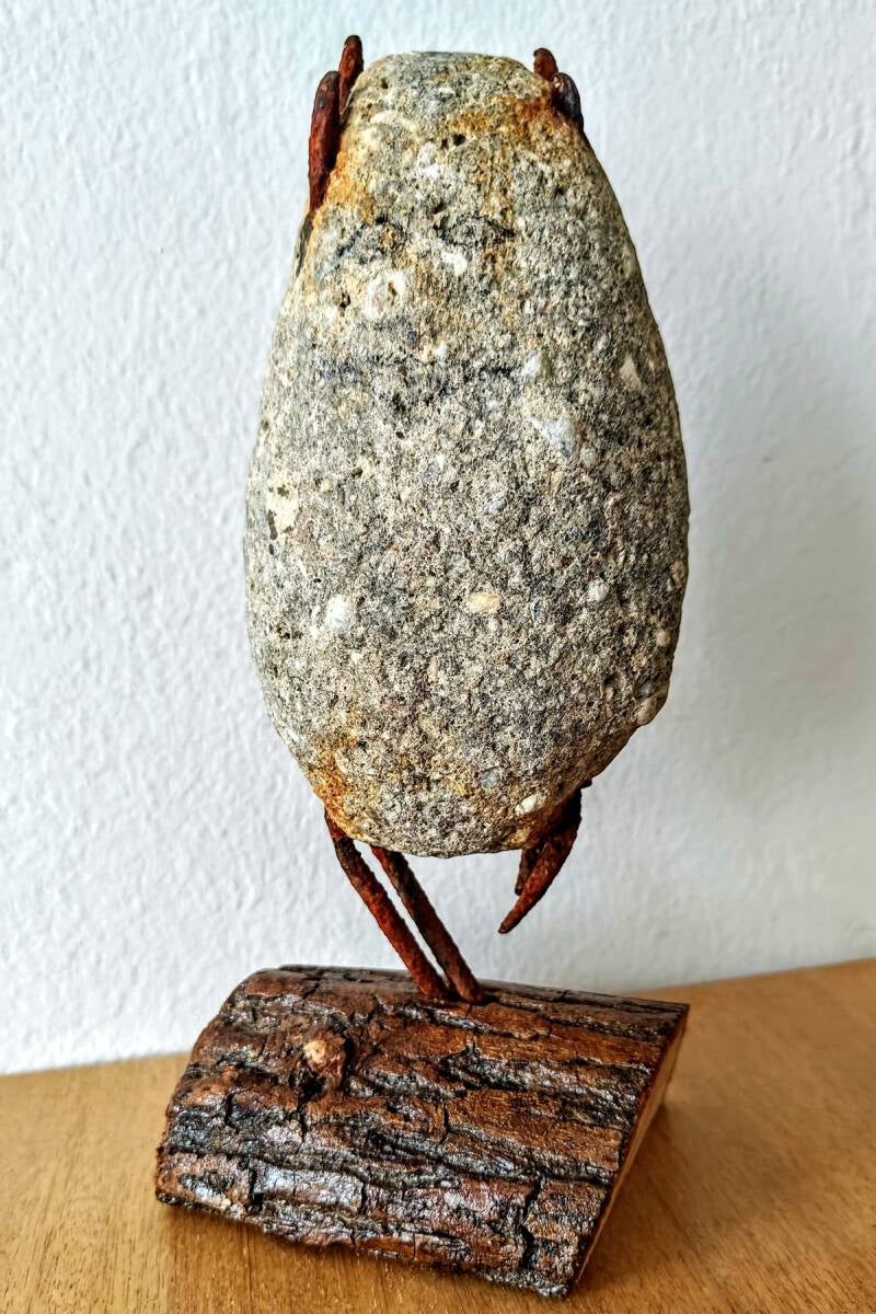 Just found it on a beach (Omaha) in Normandy (France) june 2025. Maybe a part of a pole? Shaped by the sea and wind?