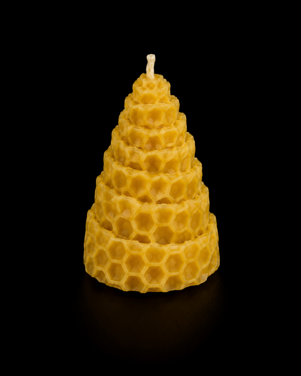 Bougie Cire d'Abeille 'Sapin' 5cm