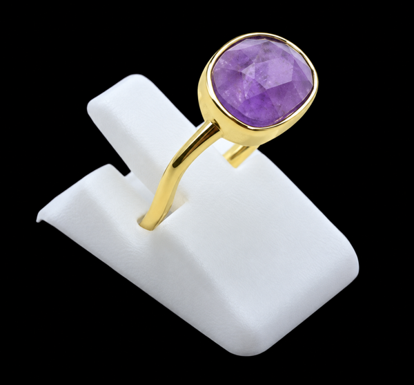 Bague Argent 925 Améthyste Design