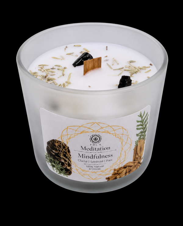 Bougie Green Tree 'Nettoyage' Tourmaline Noire + Santal 256g