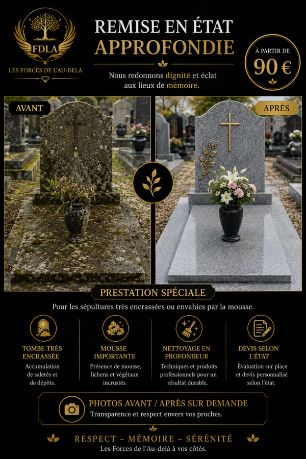 Remise en état approfondie de la Tombe du Défunt