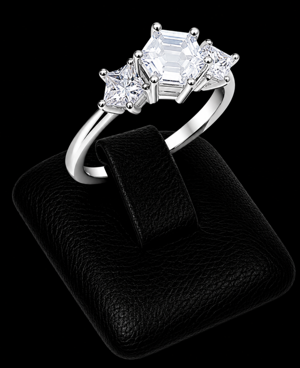 Bague Argent 925 'Flocon d'Argent' - Pierre de Lune