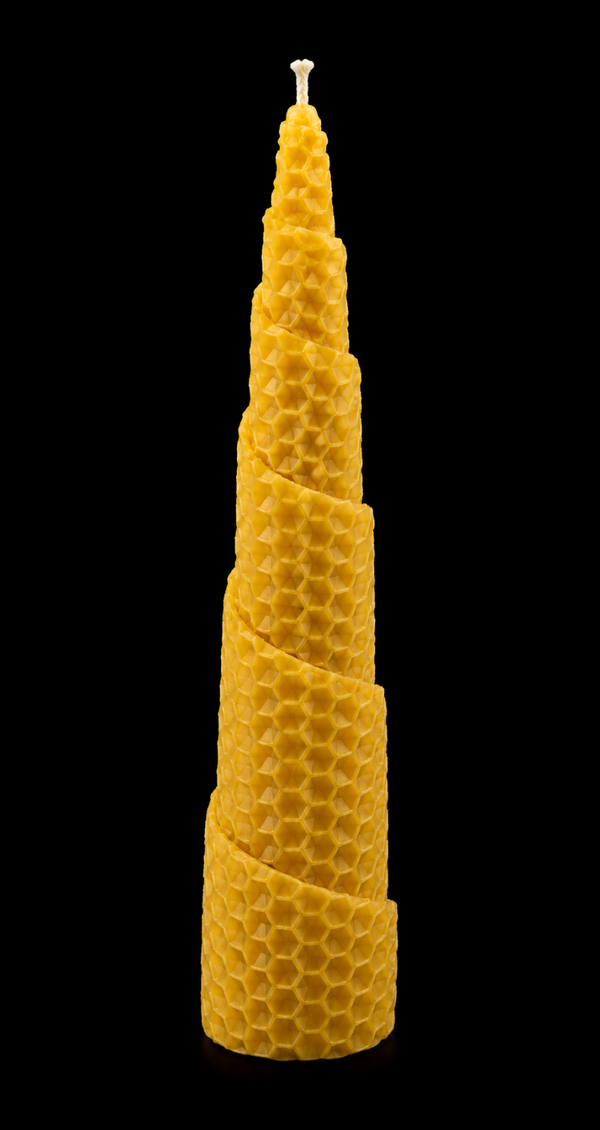 Bougie Cire d'Abeille 'Burj Khalifa' 15cm
