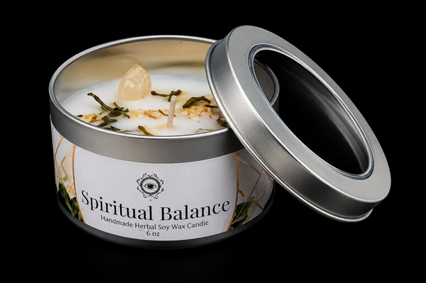 Bougie Green Tree 'Equilibre Spirituel' Cristal de Roche + Jasmin 70g