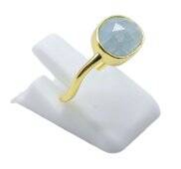 Bague Argent 925 Aigue Marine Design