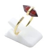 Bague Argent 925 Grenat Pointe