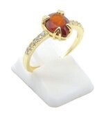❤️ Bague Argent 925 Grenat Goutte