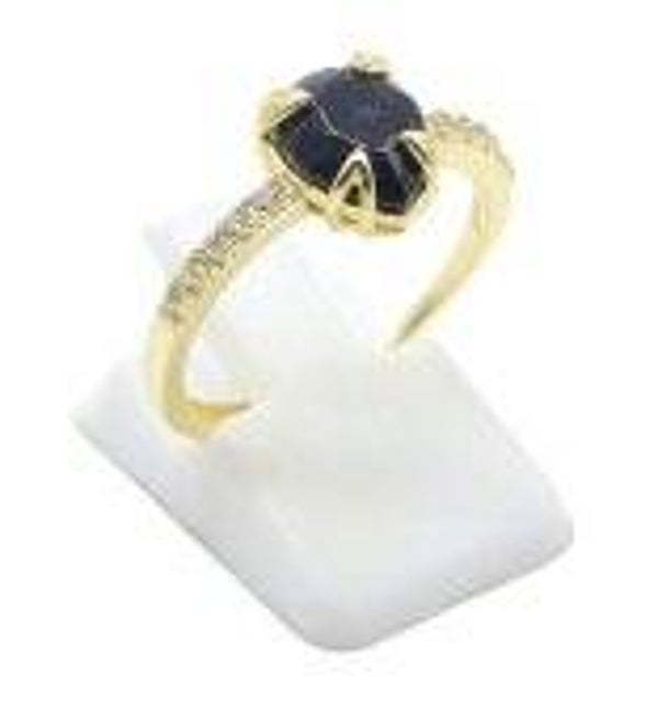 ⚫ Bague Argent 925 Onyx Goutte