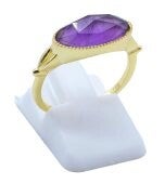 💜 Bague Argent 925 Améthyste Ovale