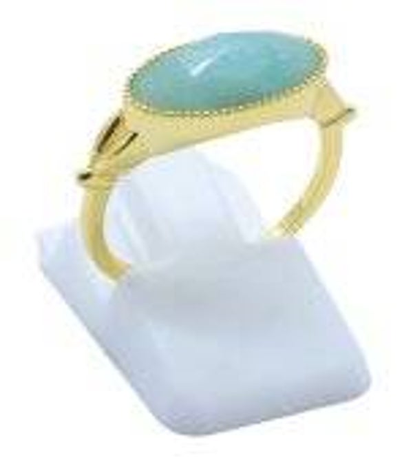 💚 Bague Argent 925 Amazonite Ovale