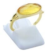 💛 Bague Argent 925 Citrine Ovale