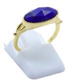 🔵 Bague Argent 925 Lapis Lazuli Ovale