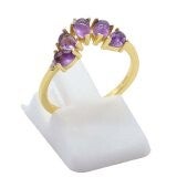 💜 Bague Argent 925 Améthyste Diadème