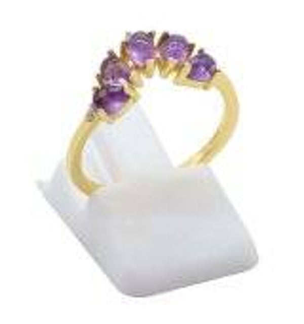 💜 Bague Argent 925 Améthyste Diadème