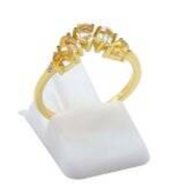 💛 Bague Argent 925 Citrine Naturelle Diadème