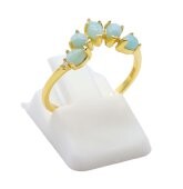 🌊 Bague Argent 925 Larimar Diadème