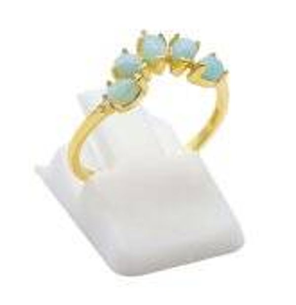 🌊 Bague Argent 925 Larimar Diadème