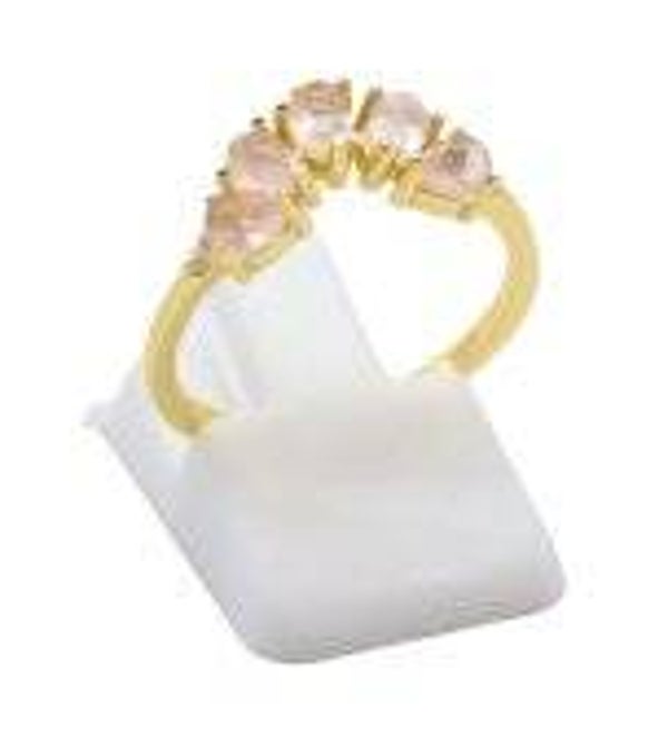 🌸 Bague Argent 925 Quartz Rose Diadème