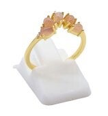 ☀️ Bague Argent 925 Pierre de Soleil Diadème