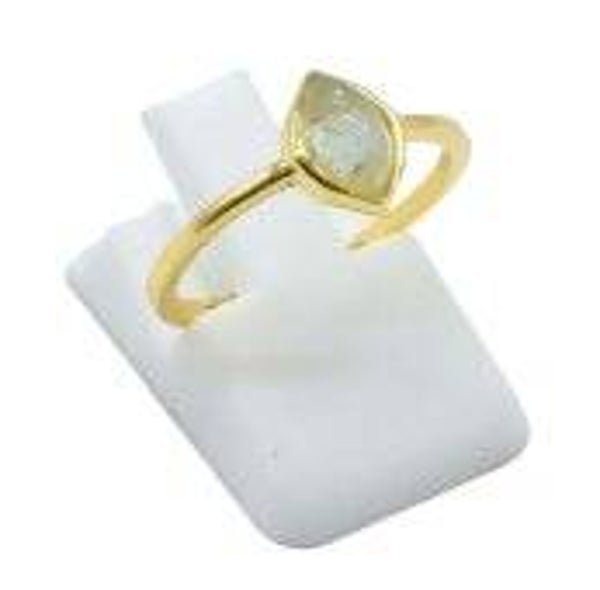 💍 Bague Argent 925 Plaqué Or Labradorite Marquise