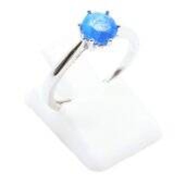 Bague Argent 925 'Rond Sublime' - Apatite