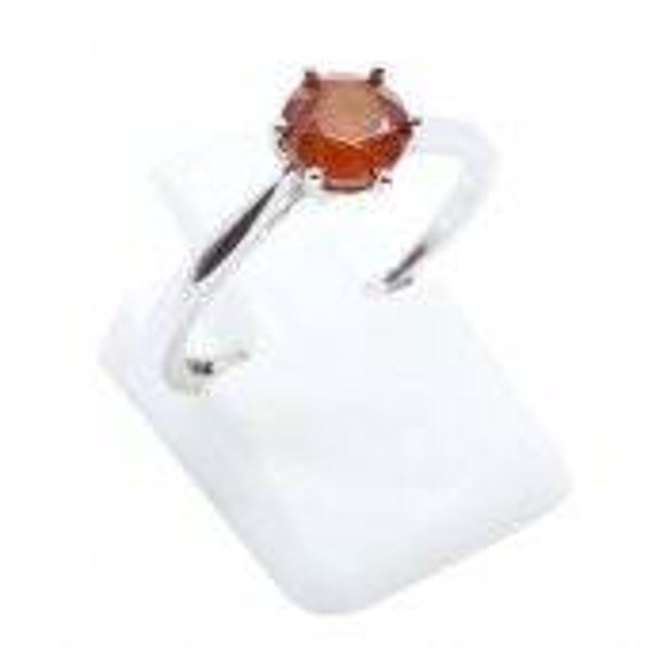 Bague Argent 925 'Rond Sublime' - Grenat