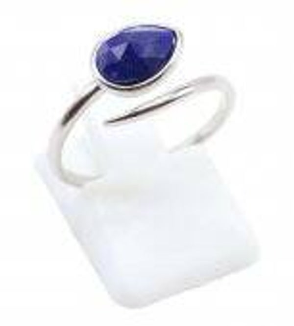 Bague Argent 925 'Serpent Argenté' - Lapis Lazuli