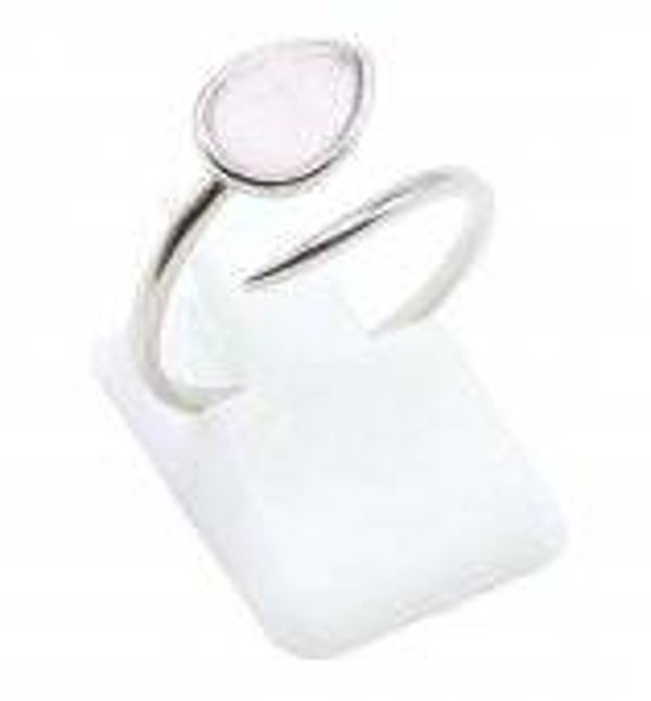 Bague Argent 925 'Serpent Argenté' - Quartz Rose