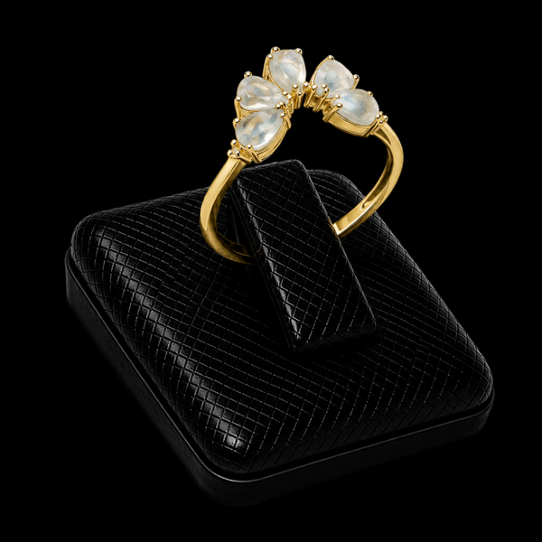 Bague Argent 925 Aigue-Marine Diadème