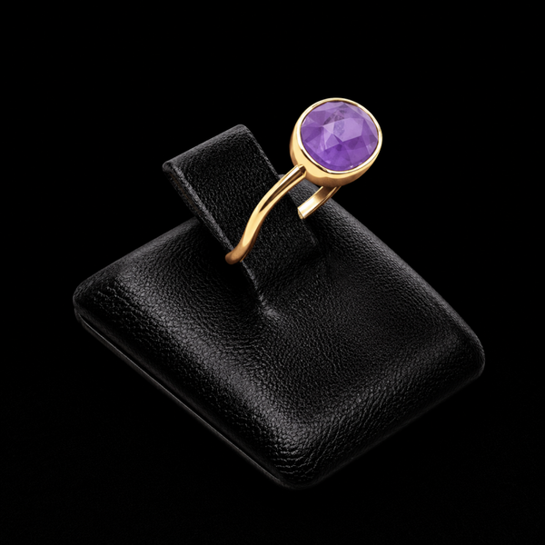 Bague Argent 925 Améthyste Design