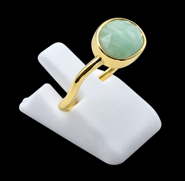 Bague Argent 925 Amazonite Design