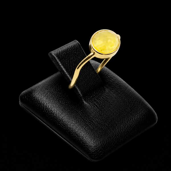 Bague Argent 925 Citrine Design