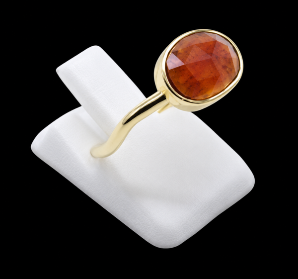 Bague Argent 925 Grenat Design