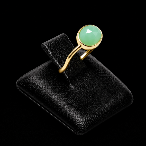 Bague Argent 925 Jade Verte Design