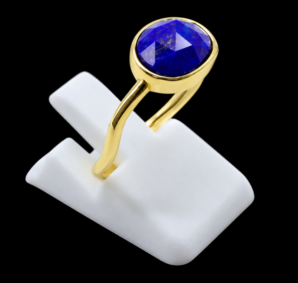 Bague Argent 925 Lapis Lazuli Design