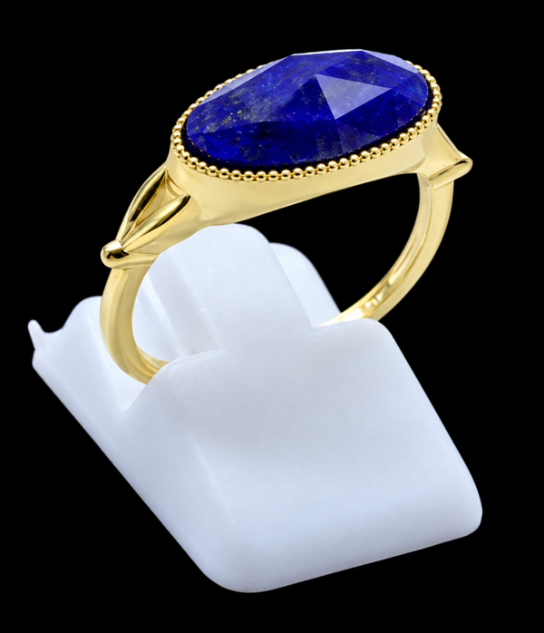 Bague Argent 925 Lapis Lazuli Ovale
