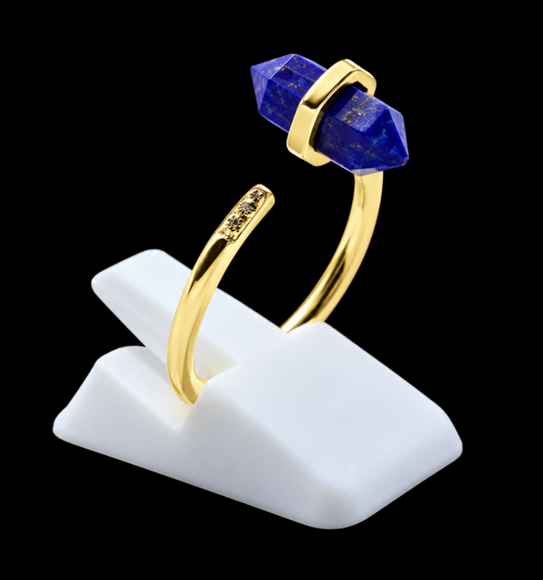 Bague Argent 925 Lapis Lazuli Pointe