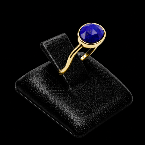 Bague Argent 925 Lapis Lazuli Ronde