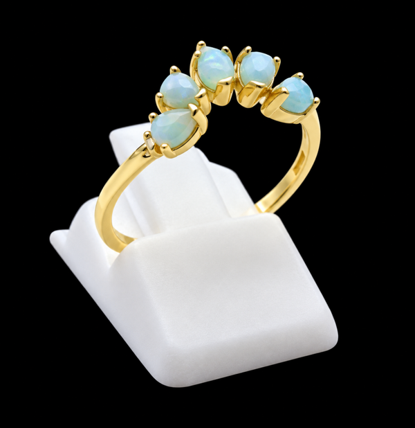 Bague Argent 925 Larimar Diadème