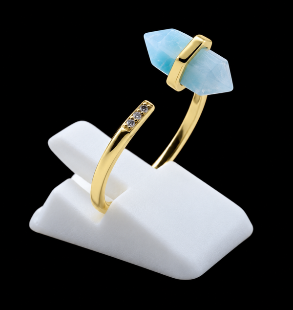 Bague Argent 925 Larimar Pointe