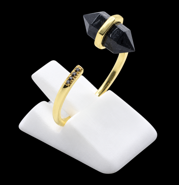 Bague Argent 925 Onyx Pointe