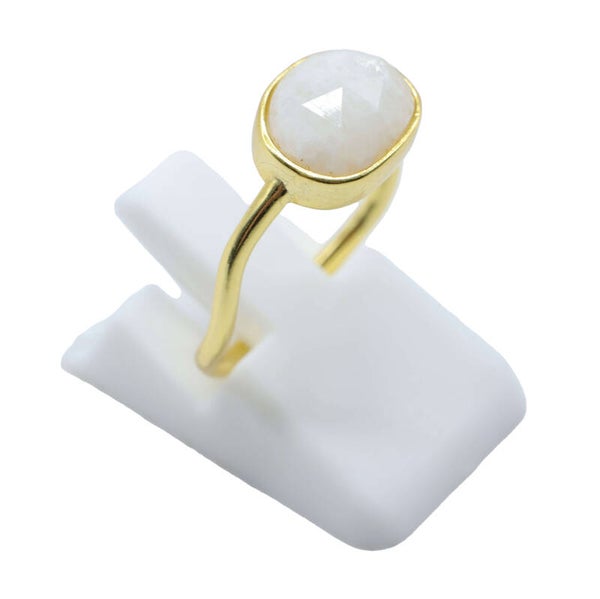 Bague Argent 925 Pierre de Lune Design